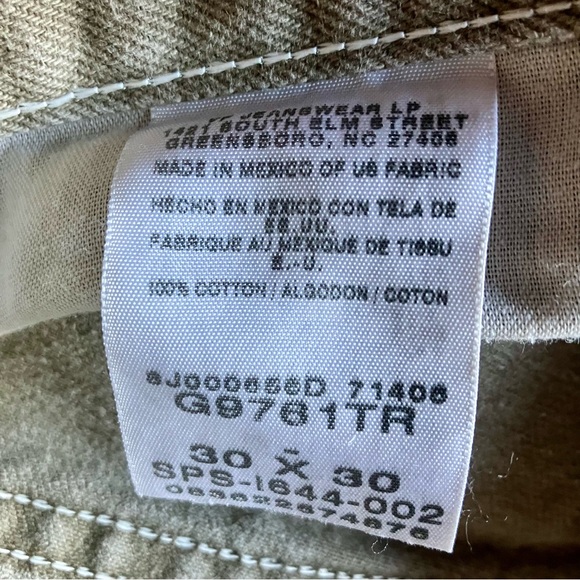 Vintage Wrangler high rise strait wide leg tan denim jeans 30/30 durable. - Picture 7 of 7